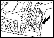 Removing Jammed Paper from Inside the Machine-IC D/PC 1000 Series