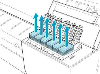 Preparation of printer for transportation (iPF710)
