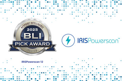 IRISPowerscan Keypoint Intelligence BLI 2025 Pick Award