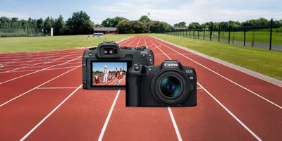 cameras with a track background