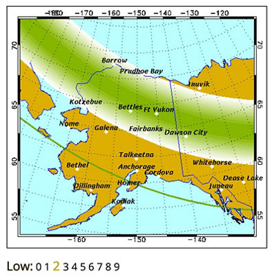 University of Alaska Fairbanks Geophysical Institute Aurora Prediction