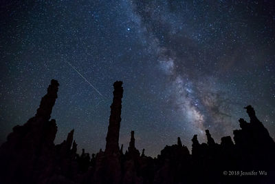 Falling Star and Tufa
