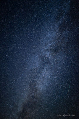 The Milky Way and Shooting Star