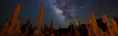 The Milky Way, Tufa at Mono Lake