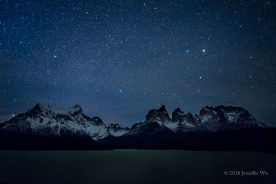 Patagonia Moonlit Landscape