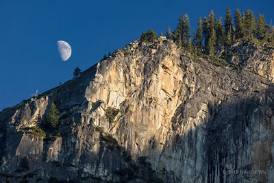 Half Moon and Cliffs