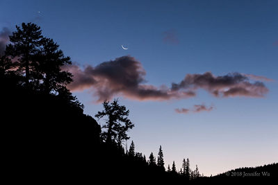 Sliver Crescent Moon