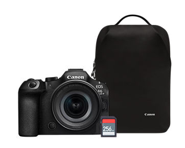 KIT EOS R6 MARK III RF 24-105 STM+Mochila CCB-BP5-BK + KINGSTON SDXC CANVAS GO 256GB