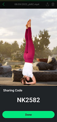 kokomo app sharing recorded content screen