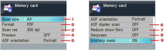 Scanning using the Operation Panel (Windows) - MX870