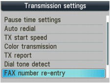 Fax sending methods MX870