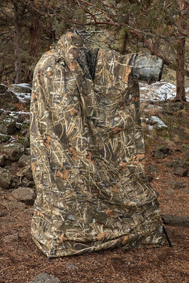 Image of a drape camouflage blind