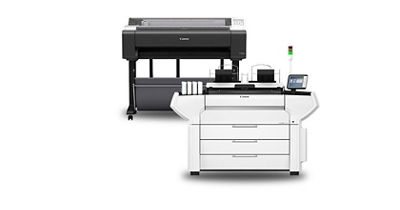 colorWAVE T65 and imagePROGRAF TM-610M Printers