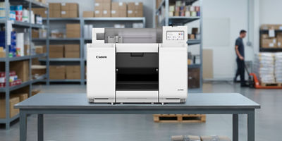 LG-P800 Printer Surrounded By Different Products with Labels