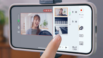 People Recording a Video for Live Stream