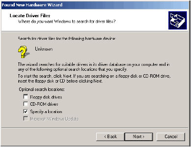 Installing the Printer Driver for Win 2000 Plug and Play