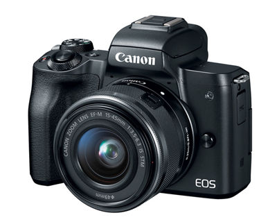 Canon EOS M50 - Black with EF-M 15-45mm STM