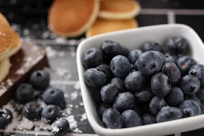 blueberries in a bowl