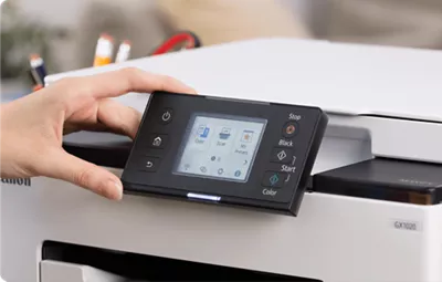 MAXIFY GX1020 - Person Adjusting Touch Screen