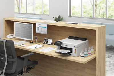 MAXIFY GX5120 - 3 Quarter View on a Desk