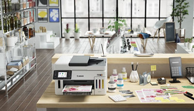 MAXIFY GX6110 - Front View on a Desk