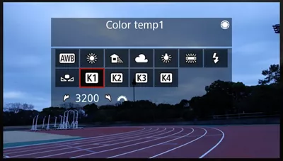Camera Menu - Color Temp