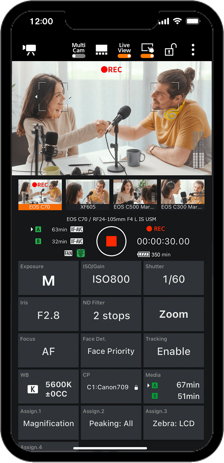 Canon Multi-Camera Control App