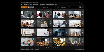 Multi Camera Management Application Software