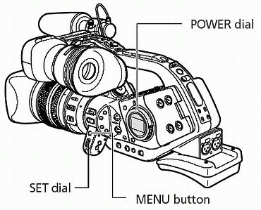 Using the Zebra Pattern function on the XL H1 camcorder