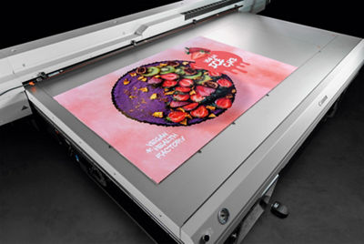 Canon Arizona 135 GT UV Flatbed Printer Output