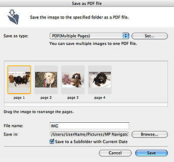Scan using MP Navigator - MX300 (Mac OSX)