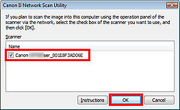 Scanning using the Operation Panel (Windows) - MX870