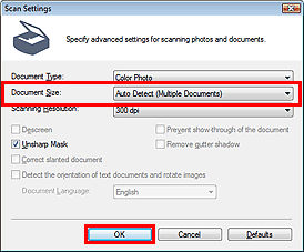 Scan Multiple Items at Once With MP Navigator EX