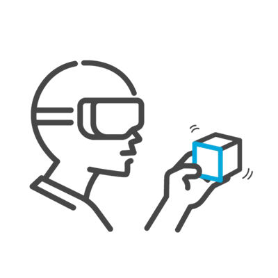 Person Grabbing Cube Icon