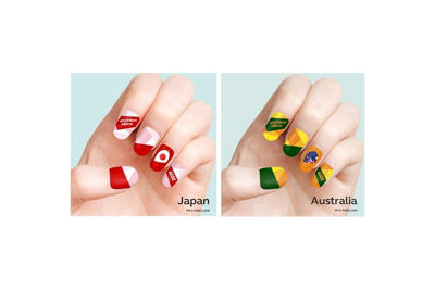 Canon Nail Sticker Designs for Rugby World Cup 2019