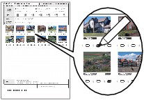 Printing pictures from a memory card MX860