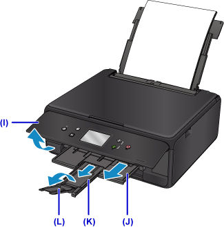 Load Paper in the Rear Tray - TS6020