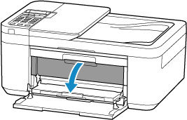 Open the paper output cover