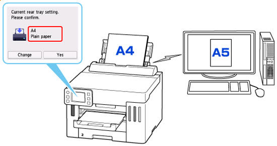 Paper Settings - GX5520X