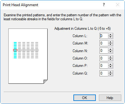 Perform print head alignment from the unit - MG2120