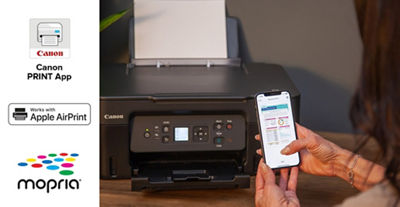 PIXMA G3272 - Person Printing from Mobile Phone
