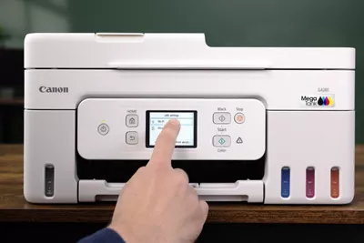 PIXMA G4280 - Person Using Touchscreen