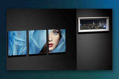 Printed Canvases on the Wall