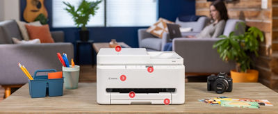 PIXMA TR7120 - Front View on a Desk