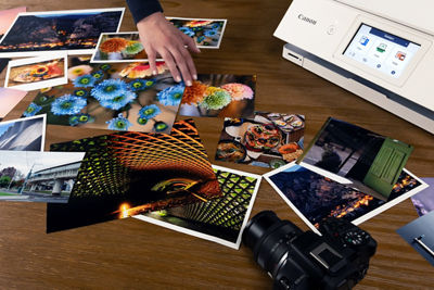PIXMA TS8820 - Printed Pictures Spread Out