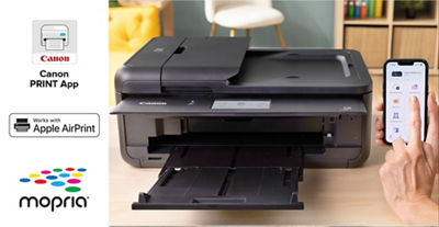 PIXMA TS9520a - Person Printing from Mobile Phone