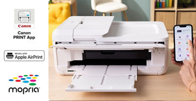 PIXMA TS9521Ca - Person Printing from Mobile Phone