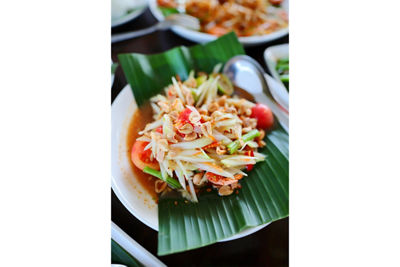 Close Up of a Plate of Food