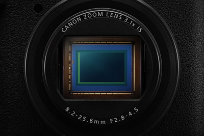 PowerShot V1 - Close Up of Sensor