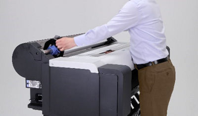 imagePROGRAF TM-355 - Loading Paper